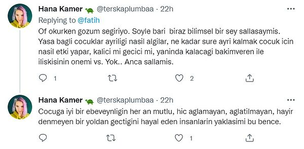 Kendisine katılanlar, bağımlı ebeveyn çocuk ilişkisini eleştirenler çoğunluktaydı.