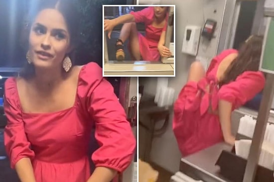 McDonald's'da Kendi Siparişini Pişirmek İsteyen Kadın Camdan İçeri Atladı