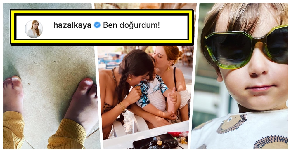 Hazal Kaya'nın Oğlu Fiko, Selin Şekerci'nin Telefonunu Kaçırarak Çektiği Fotoğraflarla Sanatını Konuşturdu