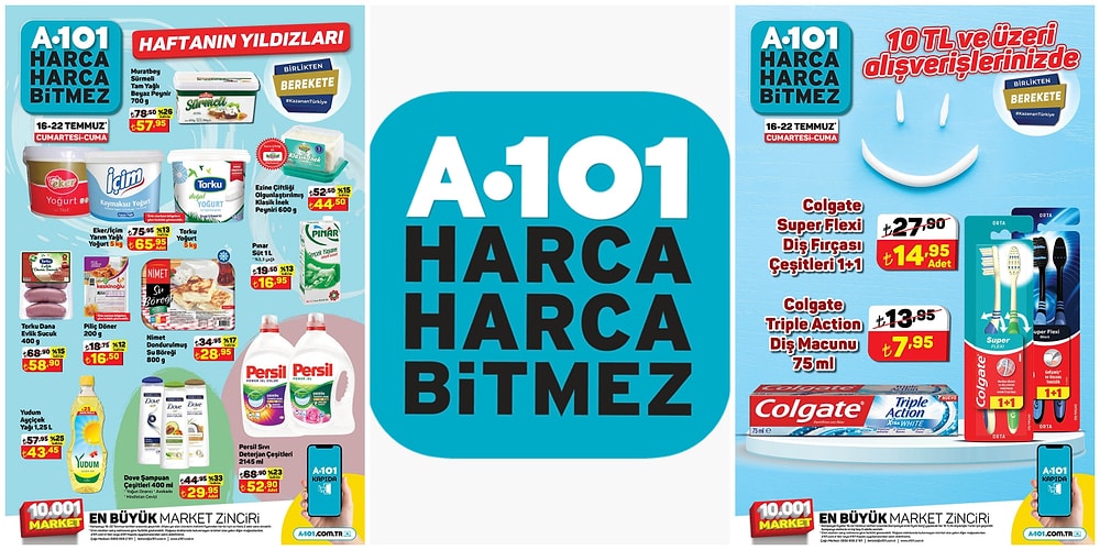 16 - 22 Temmuz 2022 A101 Haftanın Yıldızları Kataloğu