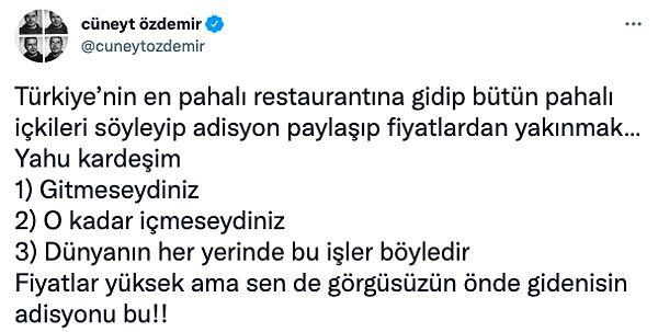 Ancak Cüneyt Özdemir'in bu tweeti de viral oldu.👇
