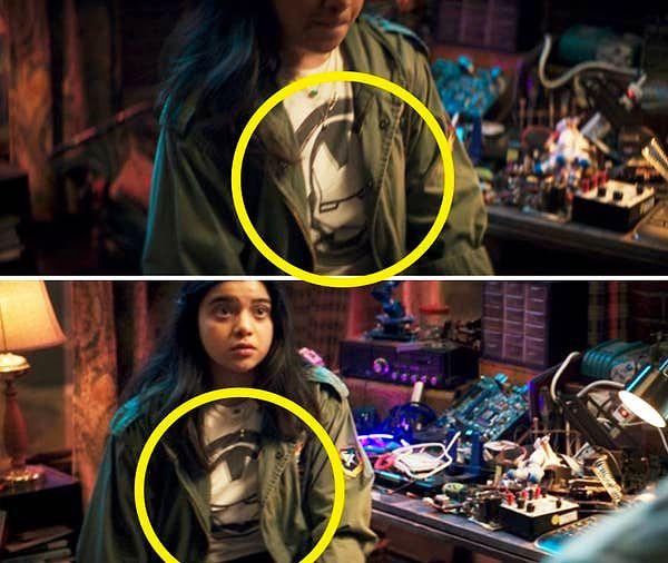 10. Bir noktada Kamala'nın Iron Man tişörtü giydiğini görebilirsiniz.