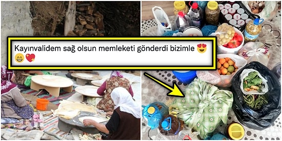 Köyün Bütün Rızkını Gelinine Gönderen Gönlü Bol Kayınvalide Sosyal Medyayı Kıskançlık Krizine Soktu