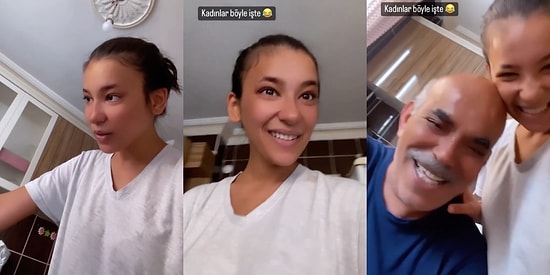 Kendisine Trip Atan Kızını Haksız Çıkartan Babanın Komik Anları: 'Ne Oldu Tribin Yarıda mı Kaldı?'