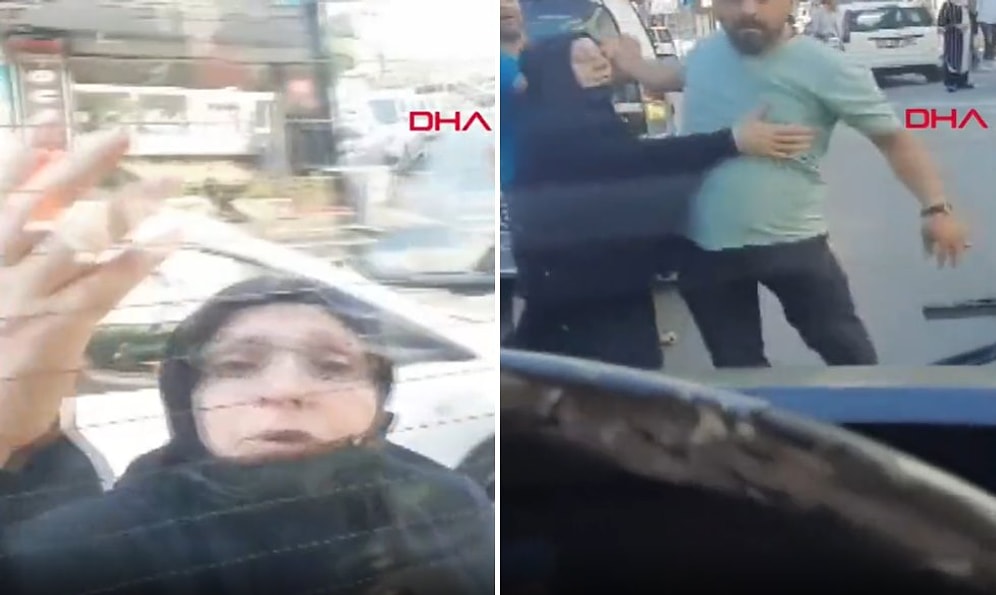 Hatalı Park Eden Sürücüye Korna Çaldığı İçin Şoför ve İçindekiler Tarafından Saldırıya Uğrayan İETT Şoförü