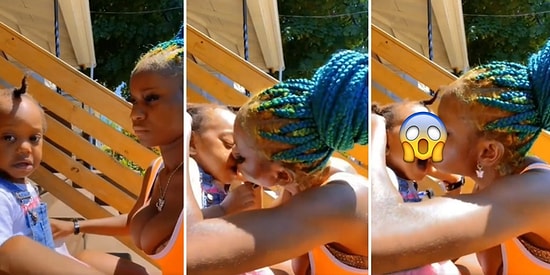 Çocuğunun Tıkalı Burnunu Açmak İçin Burun Deliğine Üfleyerek Sümükleri Boşaltan Anne