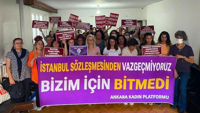 İstanbul Sözleşmesi Protestosu Balkonda Devam Etti