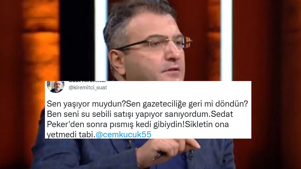 Cem Küçük’e Sedat Peker ile Tepki: ‘Sıkletin Ona Yetmedi mi?’
