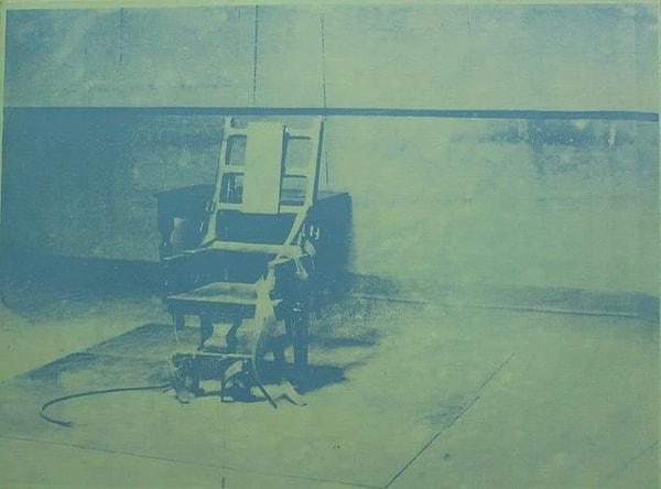 4. Andy Warhol - Büyük Elektrikli Sandalye (1967)