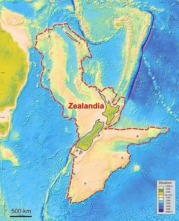 Bir araştırma ekibi daha önceden 'mikro kıta' olarak sınıflandırılan Zelandiya'nın büyüklüğüyle diğer mikro kıtalardan ayrıldığını ve 8. bir kıta olması gerektiğini savundu.