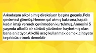 Alkollü Arkadaşının Polis Çevirmesinden Başına Şal Örterek Kurtulduğunu İddia Eden Kullanıcı Tartışma Yarattı