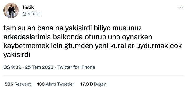 6. Bunu tek yapan ben değilmişim.