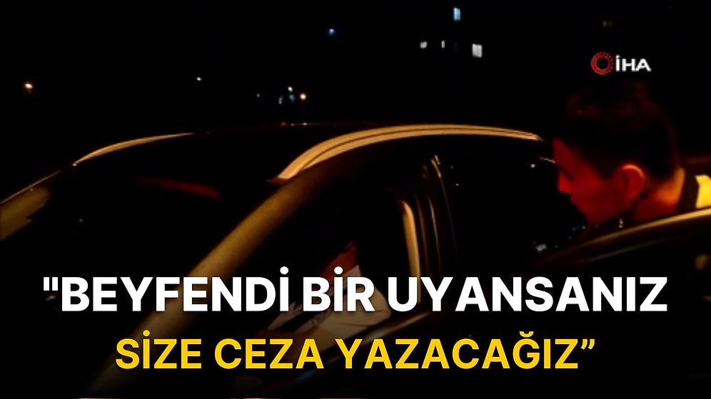 Olacak O Kadar Parodisi Gibi: Polis Sızan Sürücüyü Dakikalarca Uyandıramadı