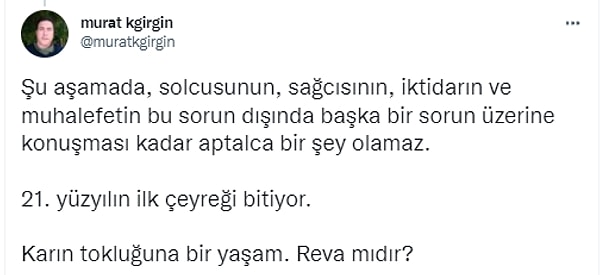 Bilimsel, teknik, tasarım araştırma ve geliştirme alanlarında çalışan Girgin, kooperatif ve bilimi birleştirerek üretim ve eğitim yapma fikri olan biri olarak kuru fasulye üzerinden yaptığı paylaşıma ek olarak böyle de bir yorumda bulundu.