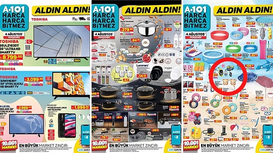 4 Ağustos 2022 A101 Aldın Aldın Kataloğu