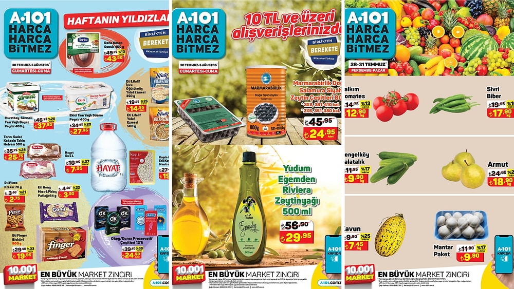 30 Temmuz - 5 Ağustos 2022 A101 Haftanın Yıldızları Kataloğu
