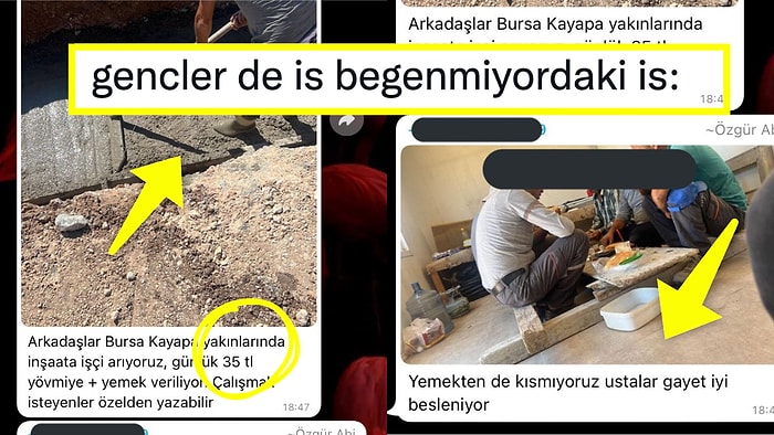 Bir İşçiye Yevmiye Olarak Teklif Edilen Ücreti Gördüğünüzde 'İmdat' Diye Bağırmak İsteyeceksiniz