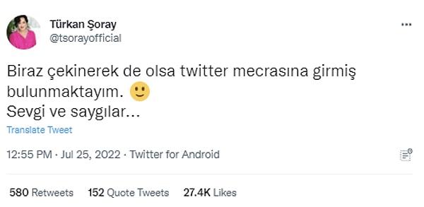 4. İddia: Türkan Şoray Twitter hesabı açtı.