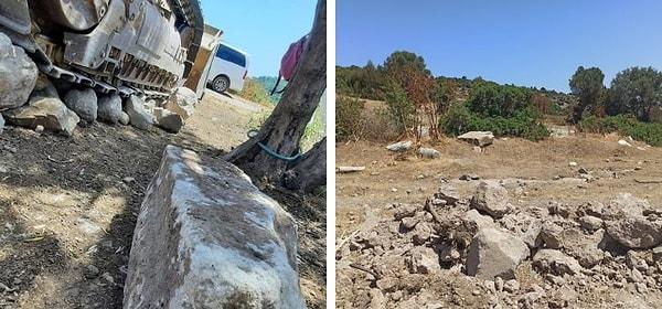 5. İddia: Bodrum Cennet Koyu’ndaki Cengiz İnşaat arazisinden arkeolojik kalıntılar çıktı.