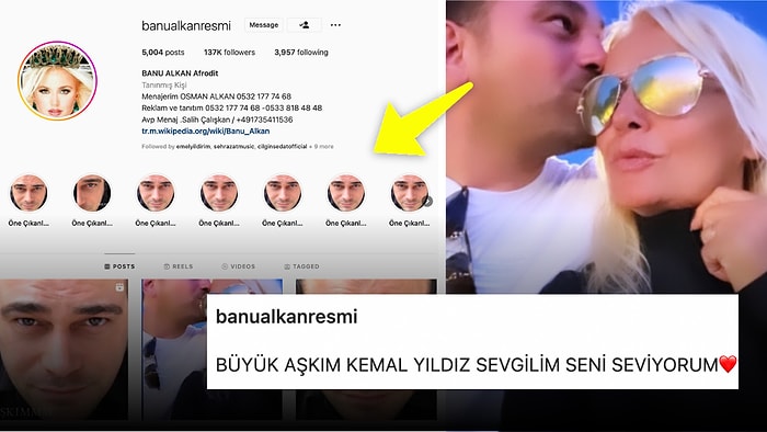 Banu Alkan'ın Sevgilisinin Fotoğraflarıyla Doldurduğu Instagram Hesabını Görünce Aşkı Sorgulayacaksınız