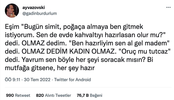 14. Yine de simit falan alabilirmiş.