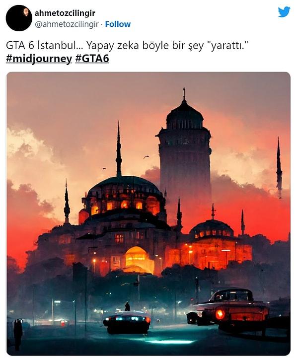 1. Yapay zeka İstanbul'da geçecek olan bir GTA 6'yı böyle hayal etmiş. Şunu görünce gerçek olması için çok şey verebileceğimi fark ettim.