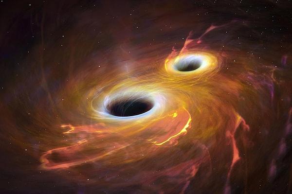 Princeton Üniversitesi'nden fizikçi olan Seth Olsen, "Sonunda birbirinden alakasız olan ve yine de birleşen bir çift kara delik keşfettik!" diyor.