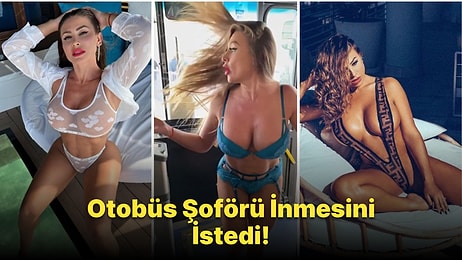 OnlyFans Modeli Francia James, Otobüse İç Çamaşırlarıyla Bindi