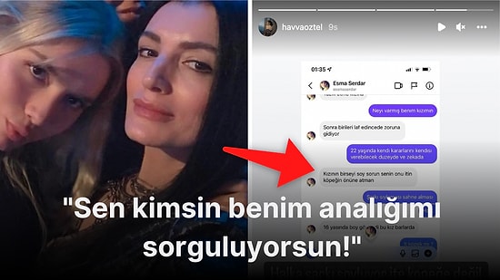 Havva Öztel, Kızı Aleyna Tilki'yle İlgili Kendisine Atılan Mesajı İfşa Ederek Çok Sert Tepki Gösterdi!
