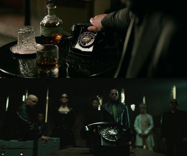 17. 'John Wick 2' filmindeki çevirmeli telefon 'The Matrix'teki telefonun aynı modelidir.