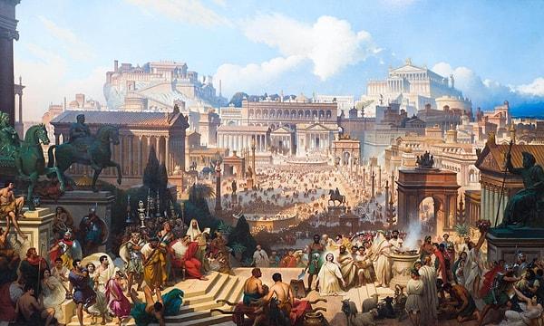 2. Antik Roma, 'sosyal güvenlik' tarzı hükümet desteği sunan ilk toplumdu.