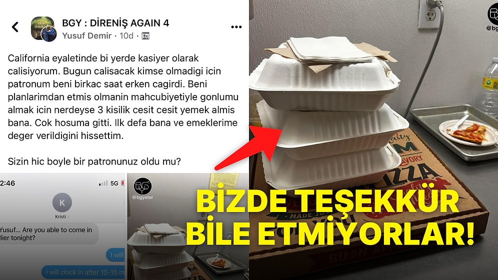 Amerika'da İşe Erken Çağıran Patronunun Yaptığı İnceliği Anlatan Türk'ün Paylaşımı Gündem Oldu!