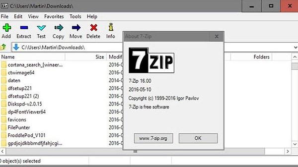 7-Zip: Dosya arşivleme ve sıkıştırma yapabildiğiniz özgür yazılım, diğer sıkıştırma yazılımlarından uzaklaşmak isteyenler için iyi bir seçenek.