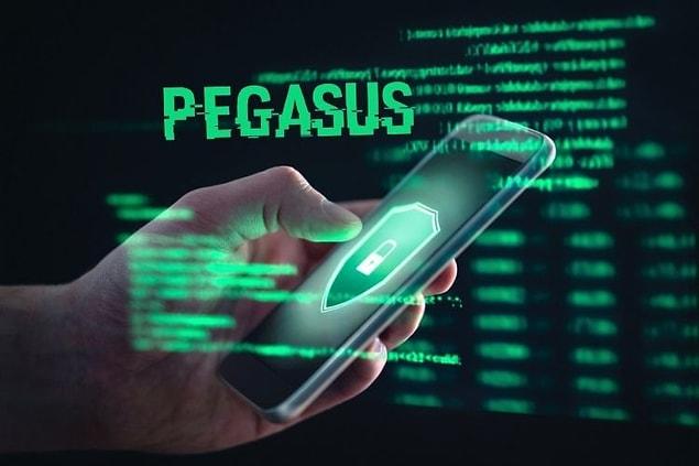 Pegasus casus yazılım bulaştırılan bir cihazdan tüm bilgiler elde edilebiliyor ve anlık olarak ortam dinlemesi bile yapılabiliyor.
