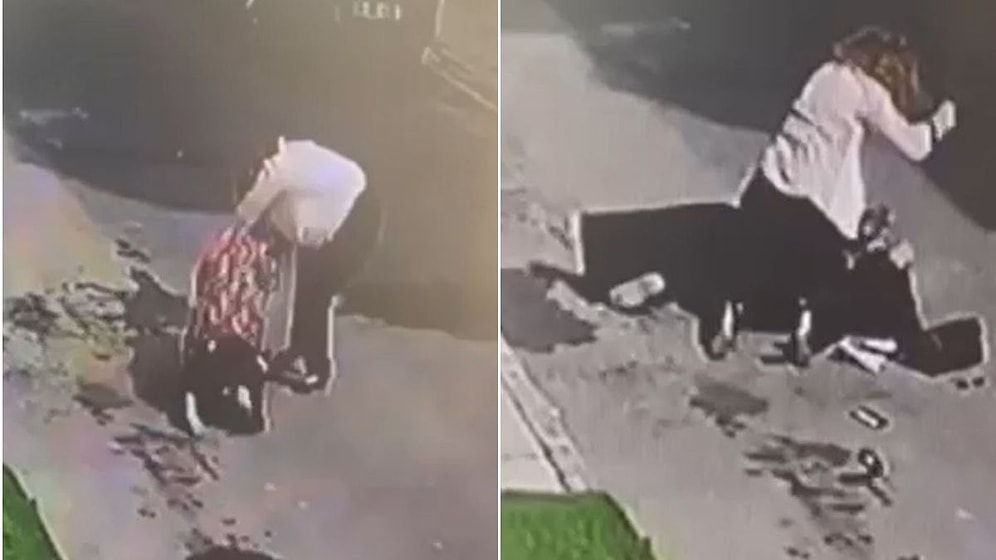 Yüzde 50 Engelli Komşusunu Yere Yatırıp, Dakikalarca Darbetti!