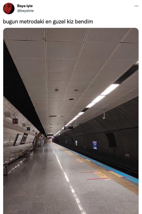3. İlk defa boş metro durağı görenler fav...