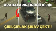 Çırılçıplak Bir Şekilde Elinde Palayla Dışarıya Çıkan Adamın GTA'dan Hallice Görüntüleri Viral Oldu!