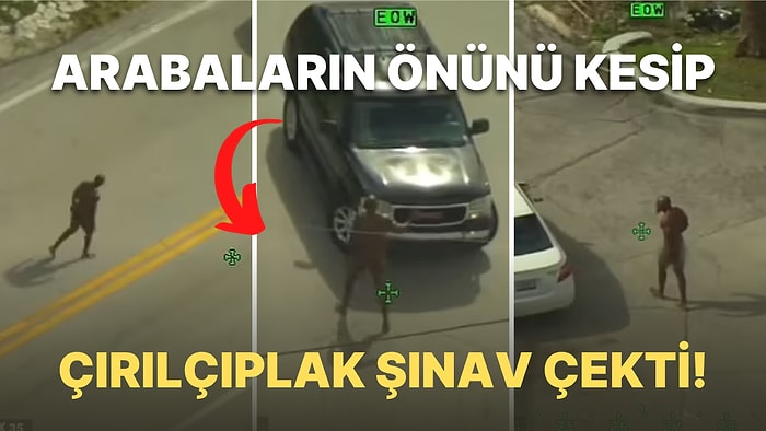 Çırılçıplak Bir Şekilde Elinde Palayla Dışarıya Çıkan Adamın GTA'dan Hallice Görüntüleri Viral Oldu!