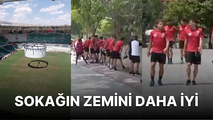 Saha Zemini Çok Kötü Halde: Konyaspor'un Rakibi Vaduz, Antrenmanını Konya Sokaklarında Yaptı