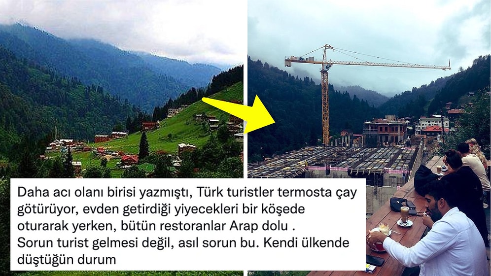 Arap Turist Akını ve Betona Teslim Olan Doğasıyla Gündeme Gelen Ayder Yaylası'nın Son Hali