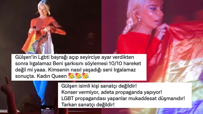 Konserde Açtığı LGBTI+ Bayrağı Sebebiyle Tepki Gören Gülşen Sosyal Medyada Gündem Oldu!