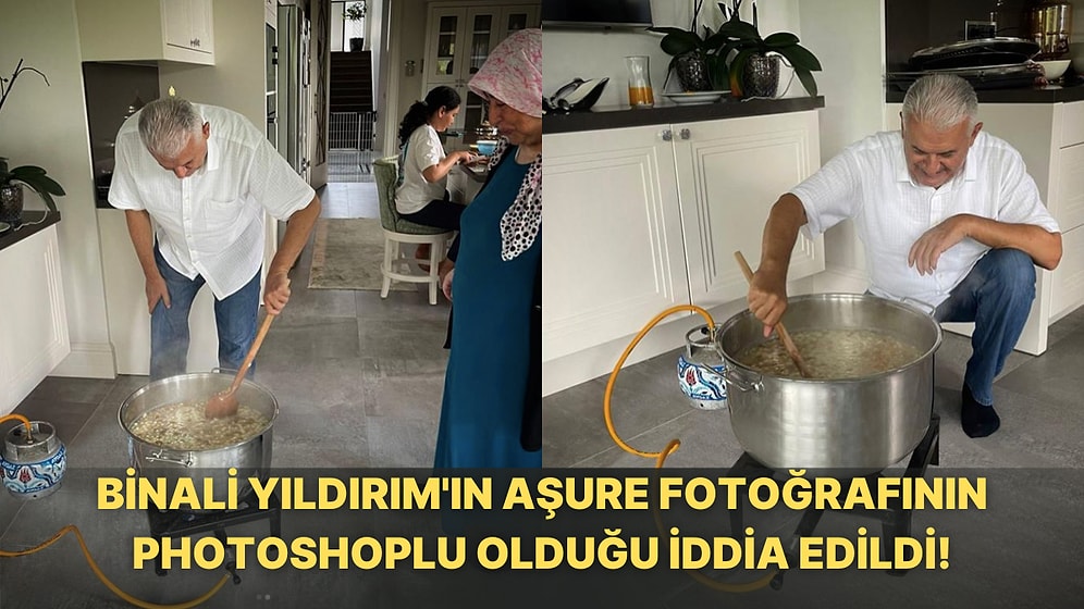 Binali Yıldırım'ın Muharrem Ayı İçin Aşure Yaparken Paylaştığı Fotoğrafın Photoshop Olduğu İddia Edildi!