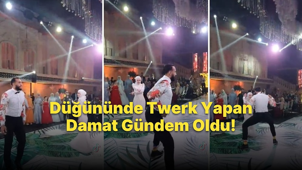 Düğünde Çalan Müziklerin Ritmine Kapılarak Twerk Yapan Damadın Viral Olan Görüntüleri