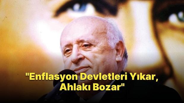 Süleyman Demirel'in 1991 Yılındaki Enflasyon Konuşması Yeniden Gündem Oldu: 'Ahlakı Bozar, Devlet Yıkar'