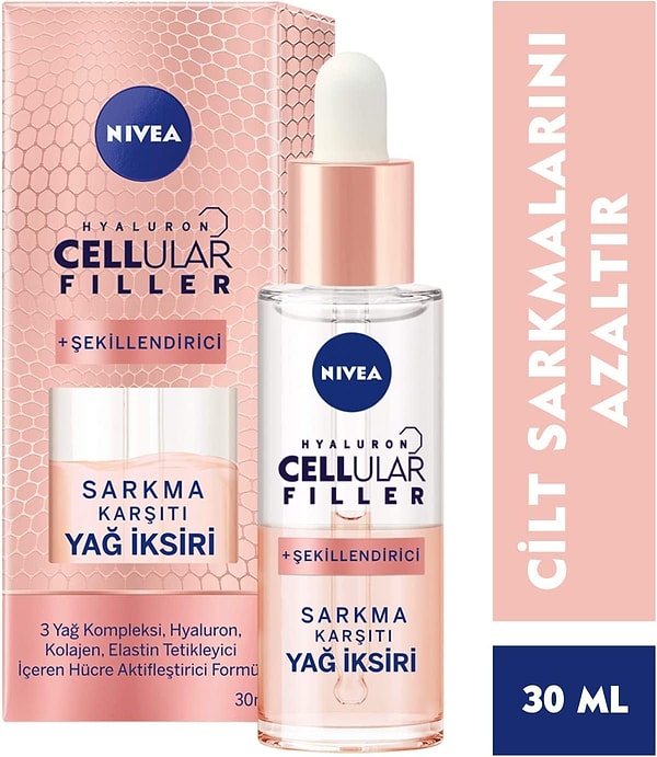 8. Cildinizin dayanıklılığını artıran ve ışıltılı görünmesini sağlayan Nivea Hyaluron Cellular Filler, cilt bakım ürünlerinde en çok satılan ürünlerden biri olmuş.