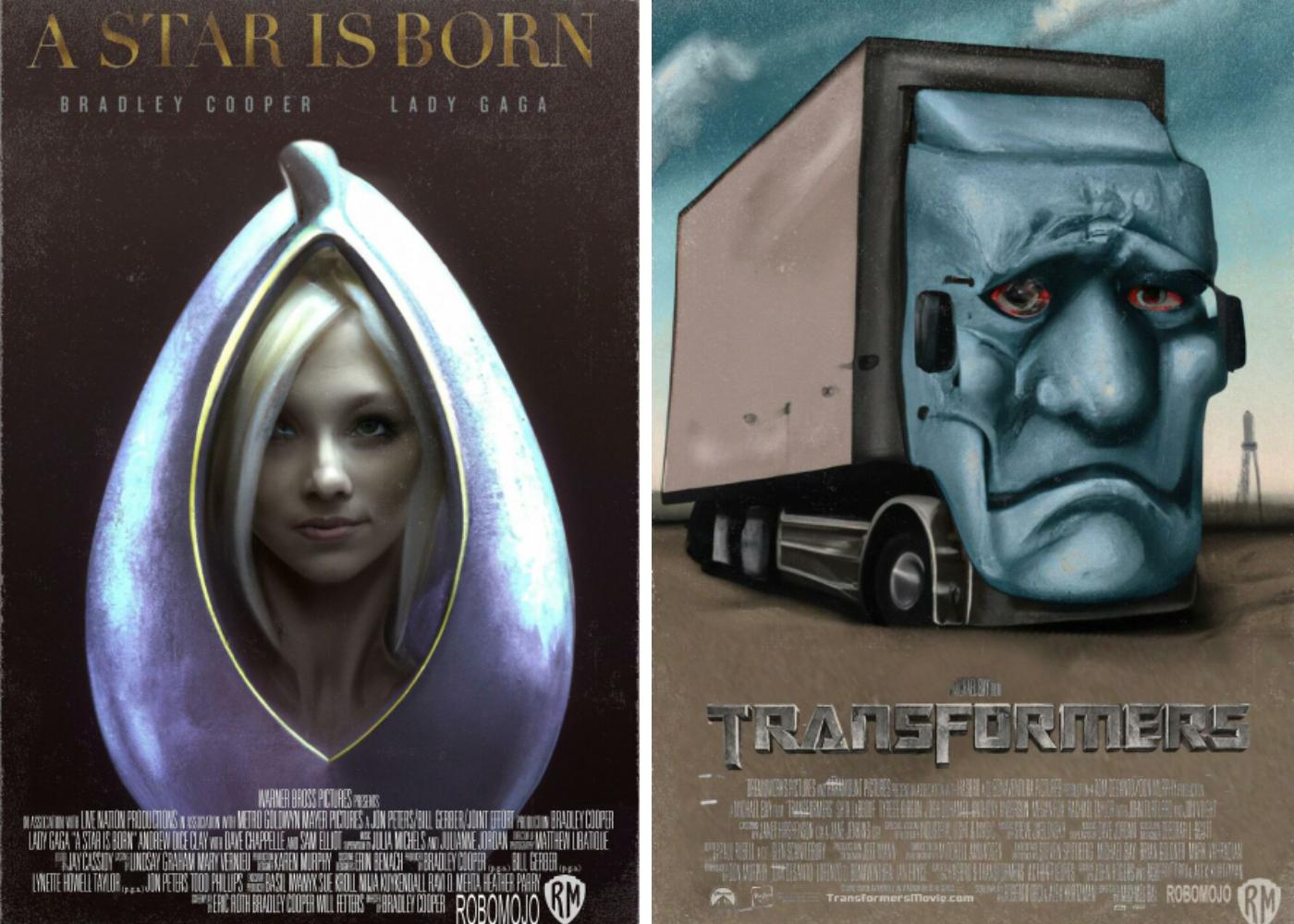 15 постеров к известным голливудским фильмам, воссозданные искусственным интеллектом