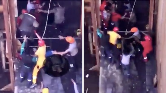 Yüksekten Düşerek Ölen İşçiye Emniyet Kemeri Takmaya Çalıştı...