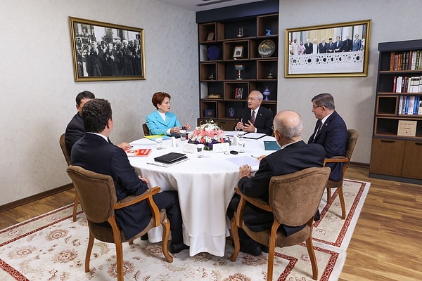 Liderler, altılı masa toplantılarının ikinci turu için karar aldı.