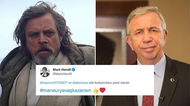 Star Wars'un Yıldız İsmi Mark Hamill'den 'Mansur Yavaş Kazansın' Paylaşımı