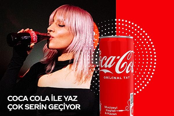 8. Yaz aylarının en ekonomik en eğlenceli aktiviteleri Coca Cola ile seninle!